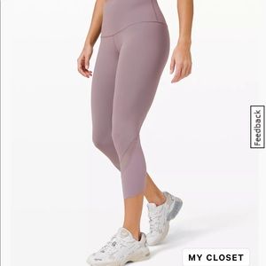 Wunder Under Scallop-hem high rise crop 23”